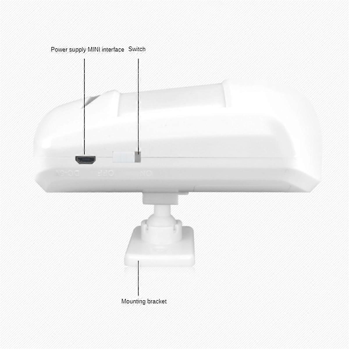 433Mhz Multi-Function Wide-Angle Wireless Infrared Detector Door Window Alarm Burglar Alarm Equipme