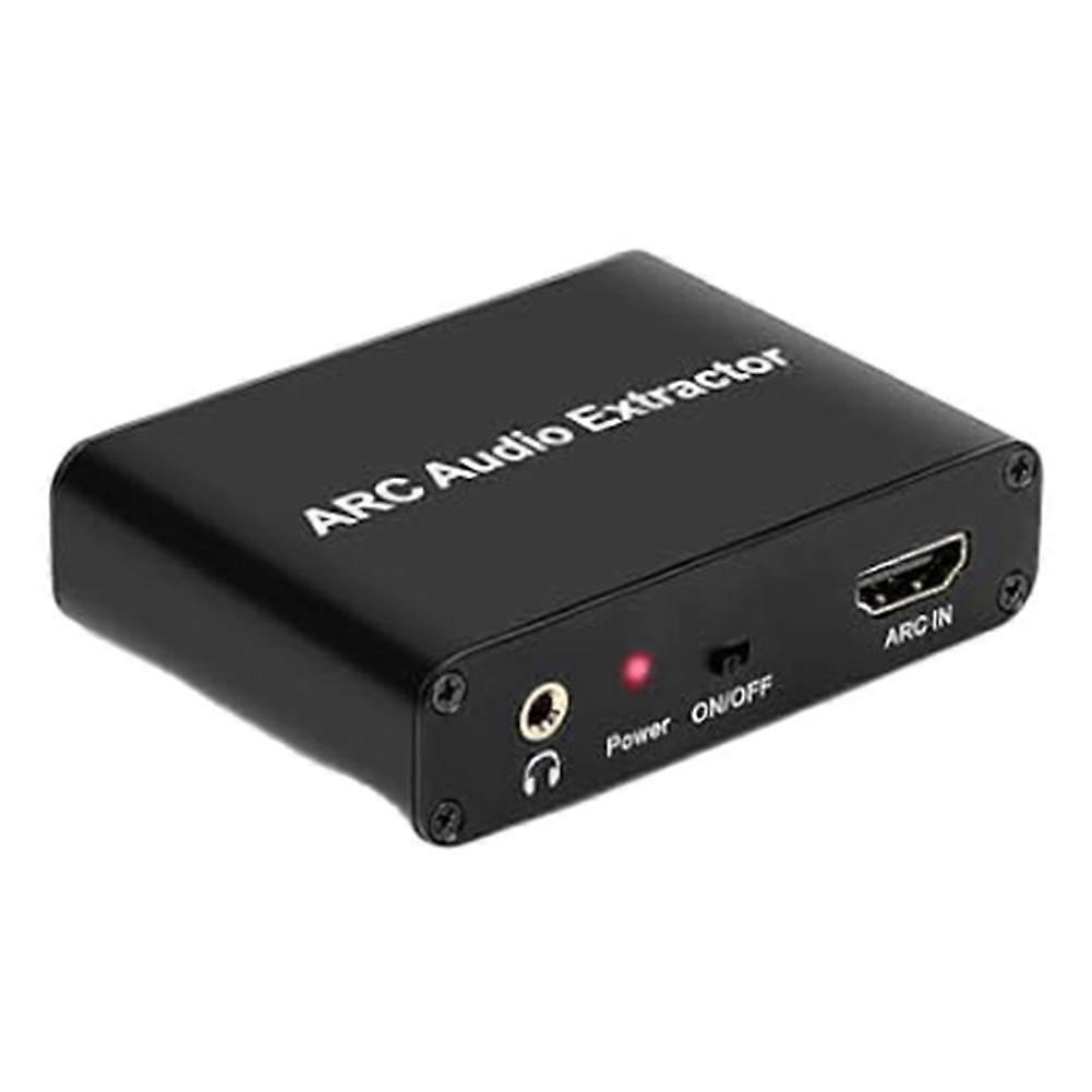 -Compatible ARC Adapter, 192KHz -CompatibleI ARC Audio Extractor with Optical SPDIF,Coaxial,3.5mm L