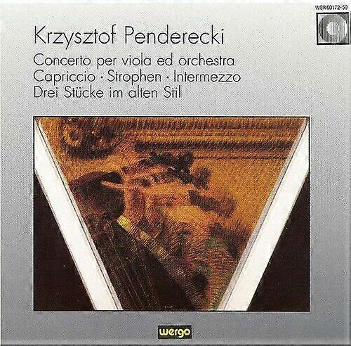 Viola Concerto Capriccio... - ...strophen CD (1999) NEW