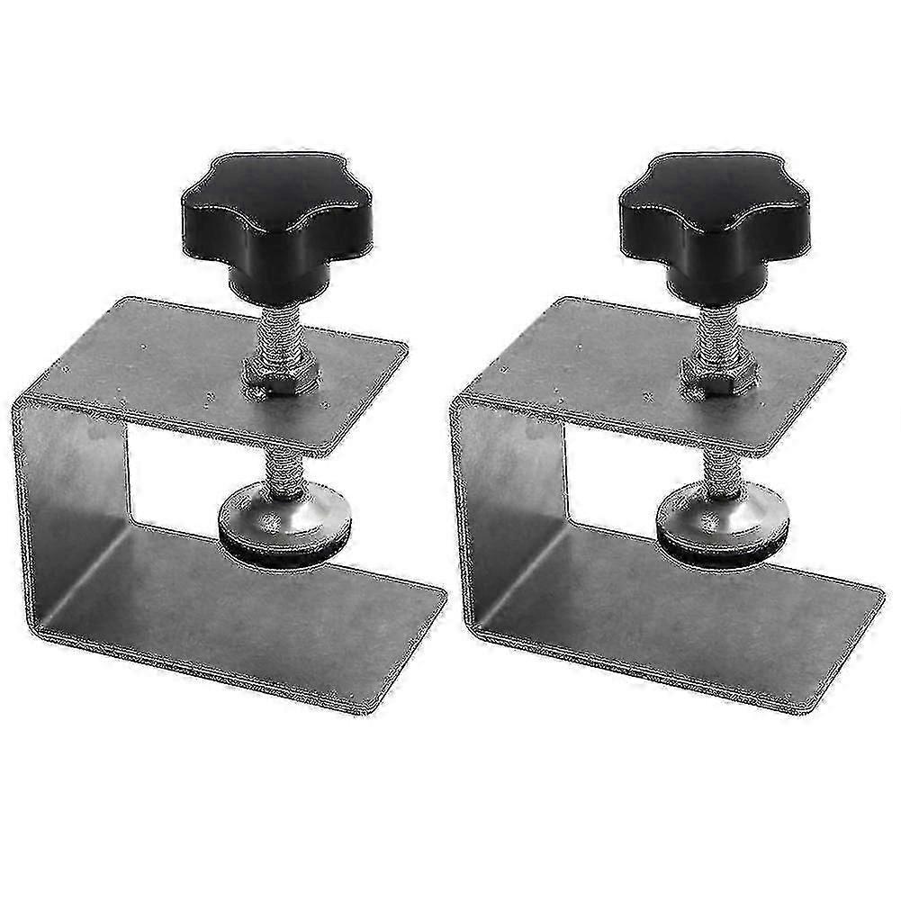 2pcs Home Improvement Smooth Woodworking Drawer Front Installation Clamp Hardware Jig Accessories a