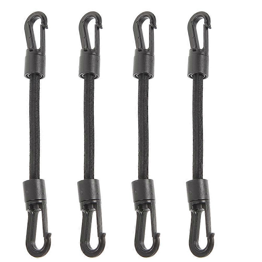 4pcs Elastic Hook Straps Multi-function Tie Down Straps Outdoor Camping Buckle Straps