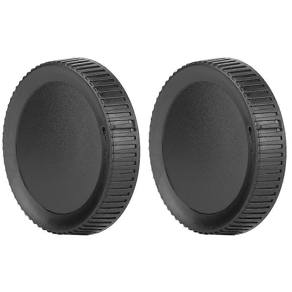 Lot de 2 caches d'objectif arrière universels noirs pour appareils photo reflex numériques Nikon Z6, Z7 et monture Z