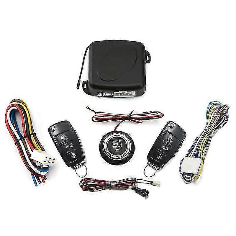Hippcron Central Door Lock Car Remote Control Keyless Entry Push Start System With Door Window Trunk