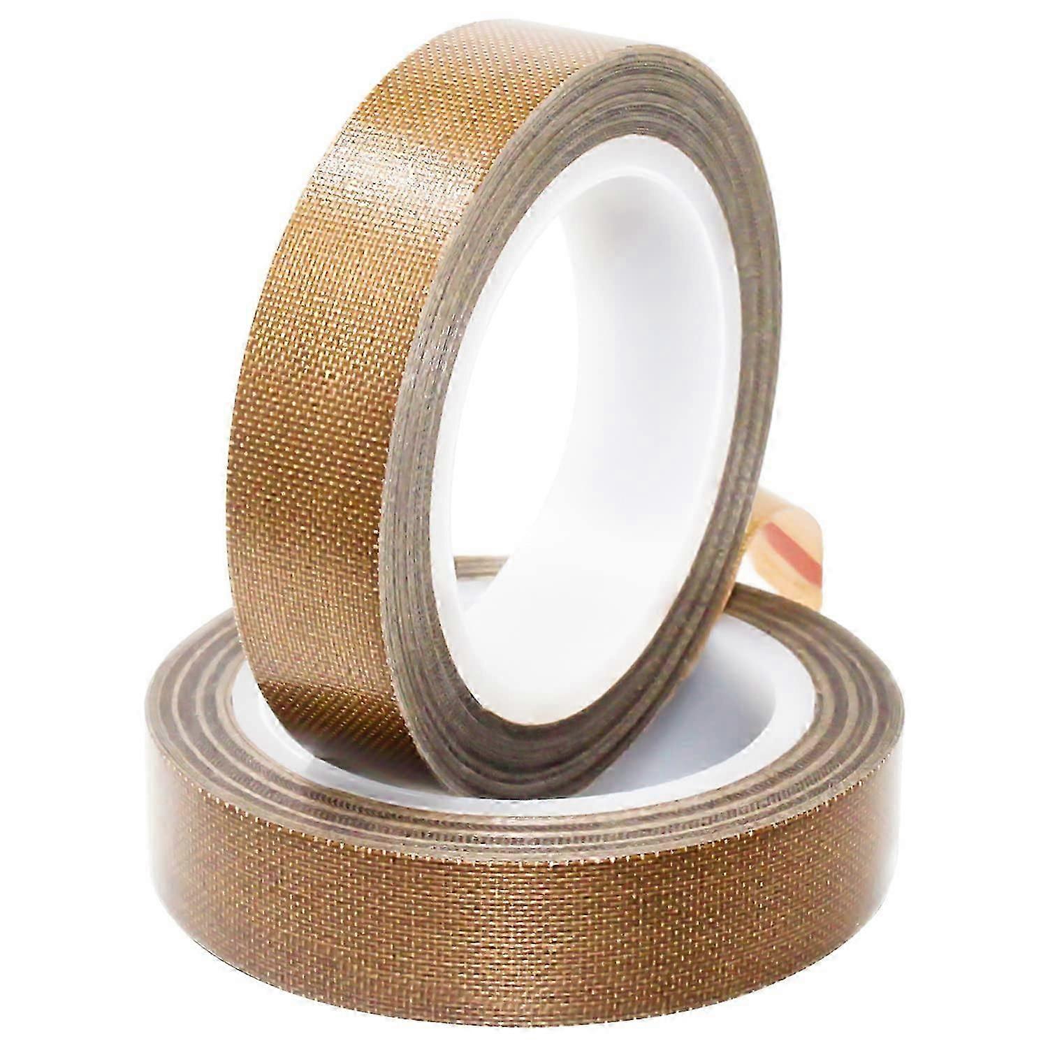 Teflon Tape High Temperature Tape PTFE Adhesive Tape for 3D Printer / Vacuum Packing Machine - Heat Resistant up to 260C, 13mm x 10m, 2 Pieces