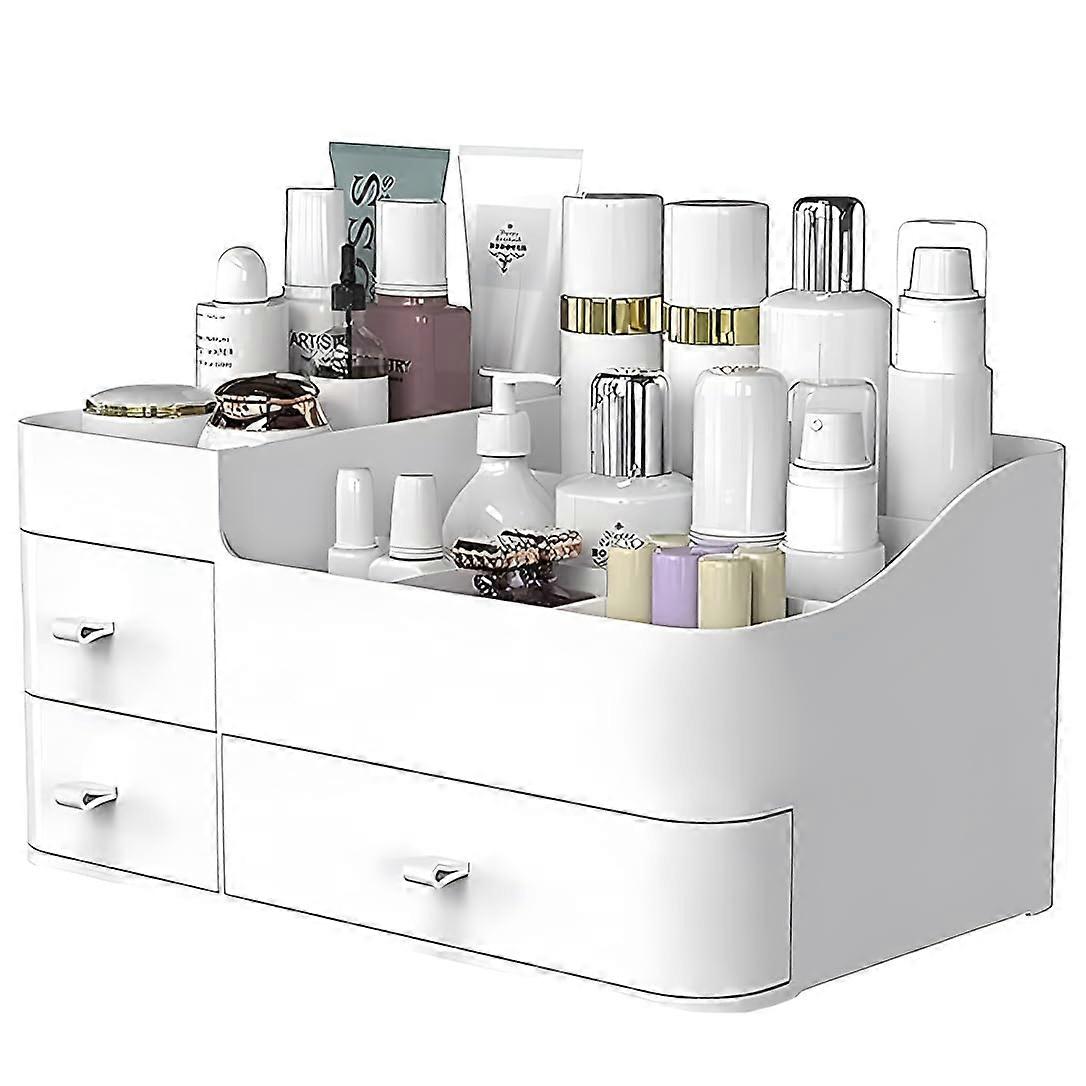 Makeup Regulator - Large Capacity Makeup Table for Bathroom and Bedroom, Stylish and Functional Storage Solution