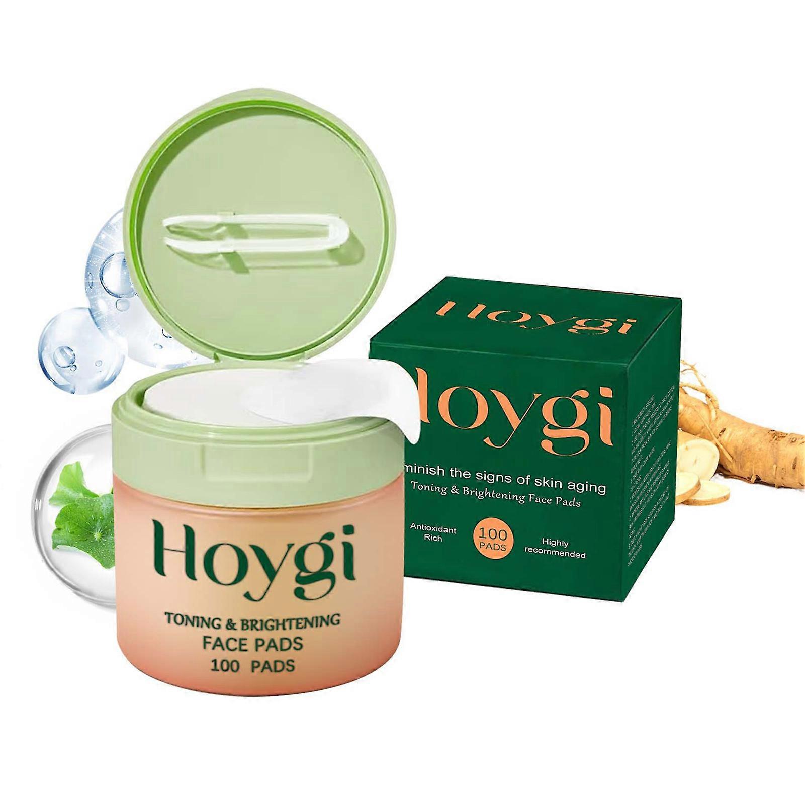 Tonning Brightening Facial Pads Anti Dark Spot Wrinkle Minimizing Toner Pads Skin Cell Renewal Anti-Aging Pads