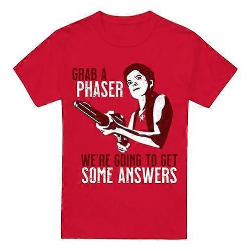 Star Trek Voyager Mens Phaser Janeway T-Shirt
