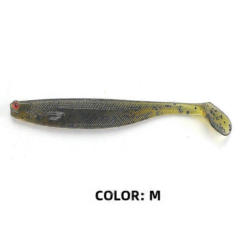 Supercontinent ShadTeez T-tail Soft Fishing Bait 3D Eyes Pike Zander Predator 50mm 70mm 100mm Suitable for River Lake Ocean Beach
