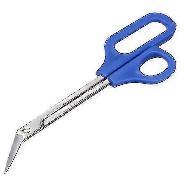 Nail Scissors Extra Long, Nail Scissors With Long Shaft Blue