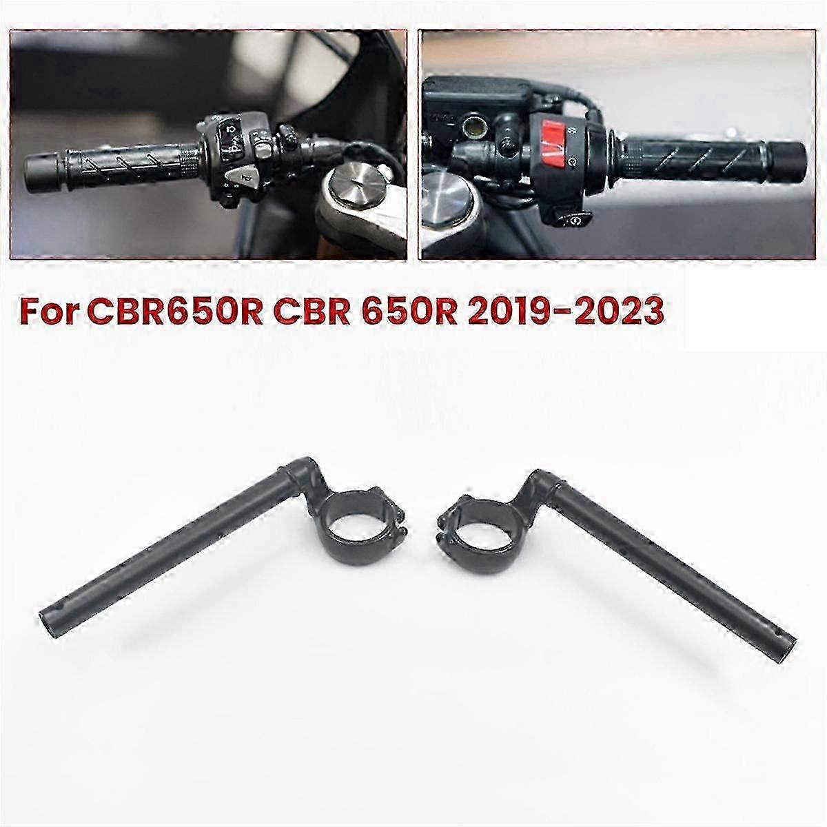 Motorcycle Black Left Handle Bar Clip-on Fork Tube Handlebars for CBR650R 650R