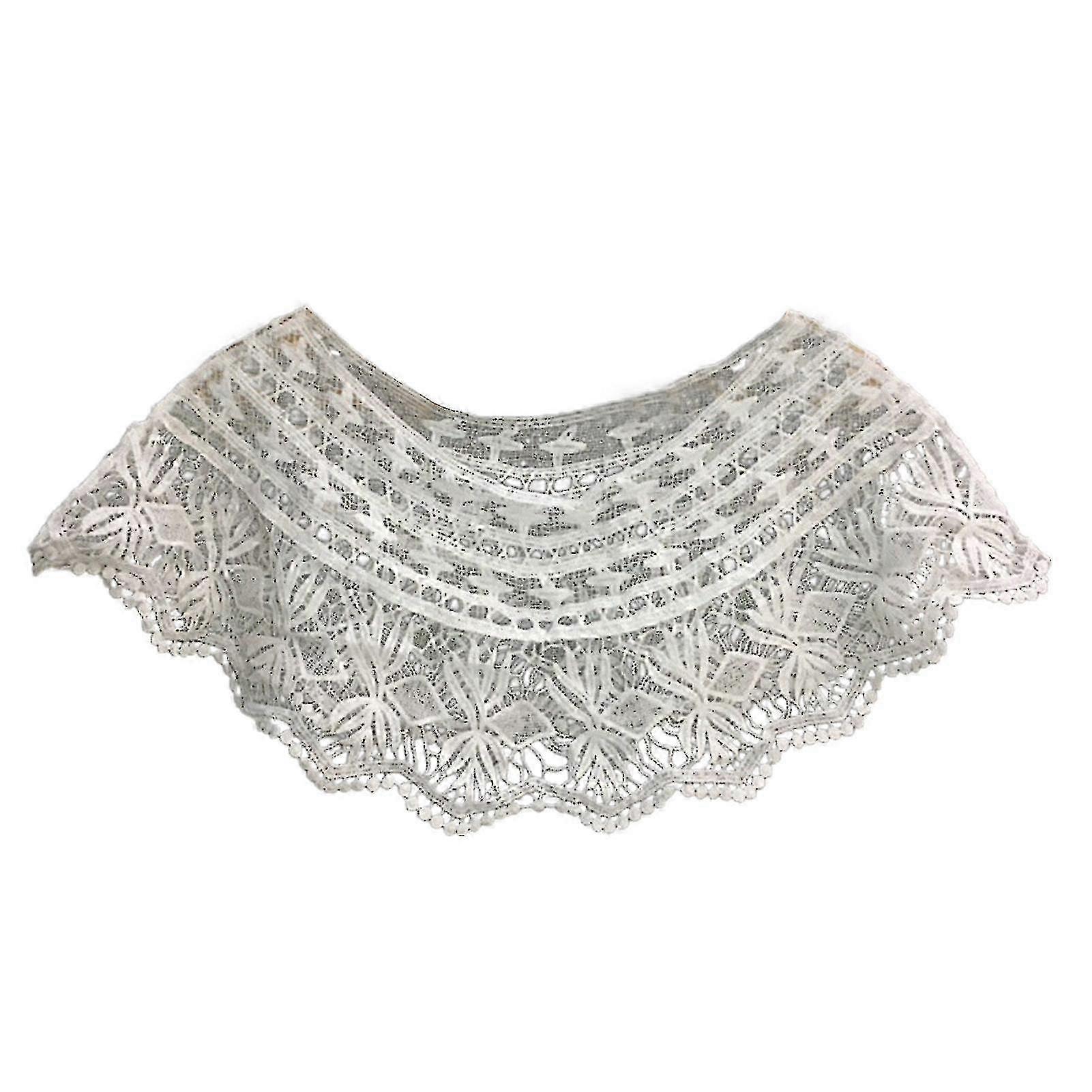 For - Summer Shell Pattern Crochet Lace Shawl with Tassels - Evening Cape Accessory