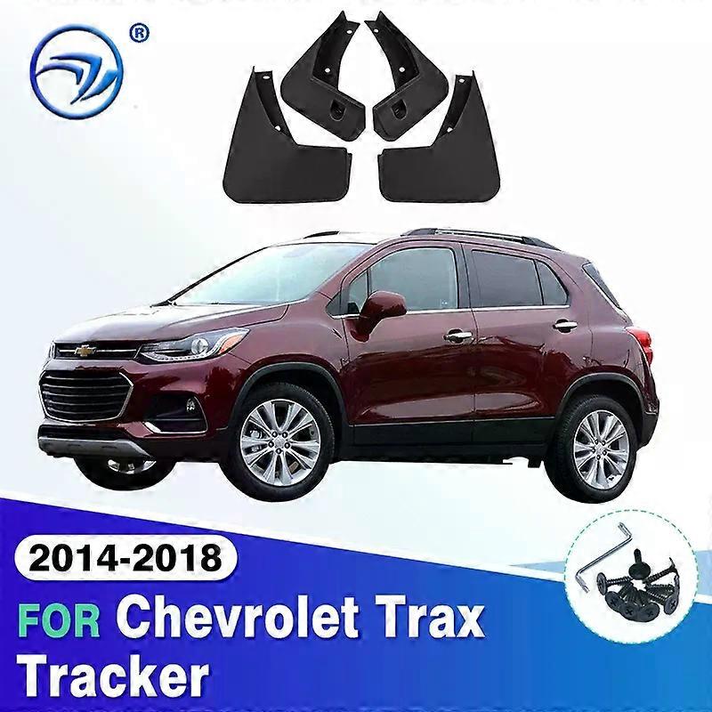 Exquisite Mud Flaps For Chevrolet Trax Tracker 2014-2018 Splash Guards Fender MudFlaps Front Rear Mudguards Car Accessories