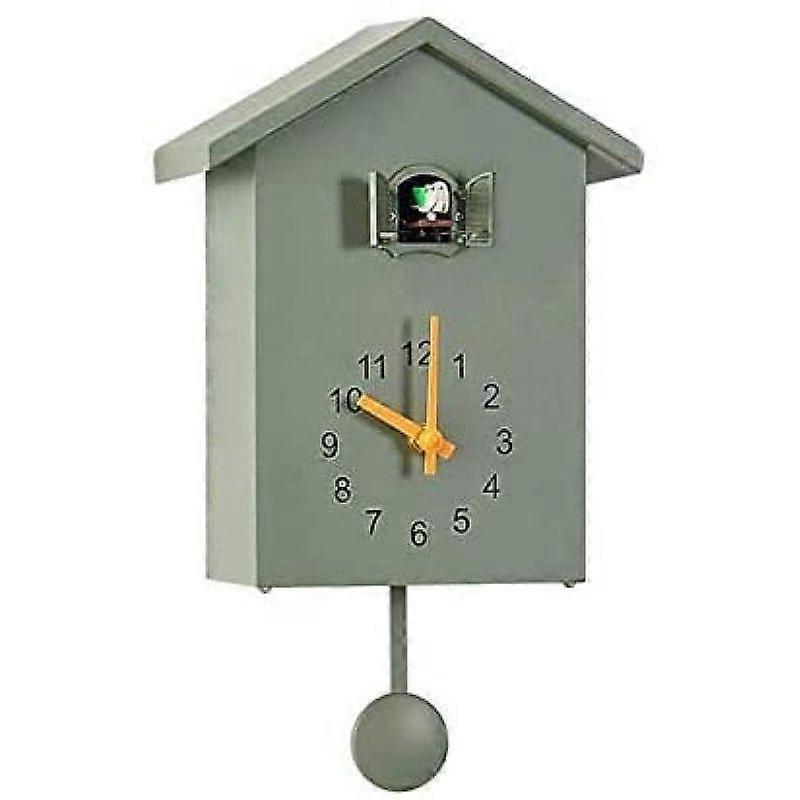 Modern Cuckoo Clock, Minimalist Design, Authentic Nature Sounds, Ideal Gift For Nature Lovers, Easy To Use, High-quality Abs, Adjustable Volume