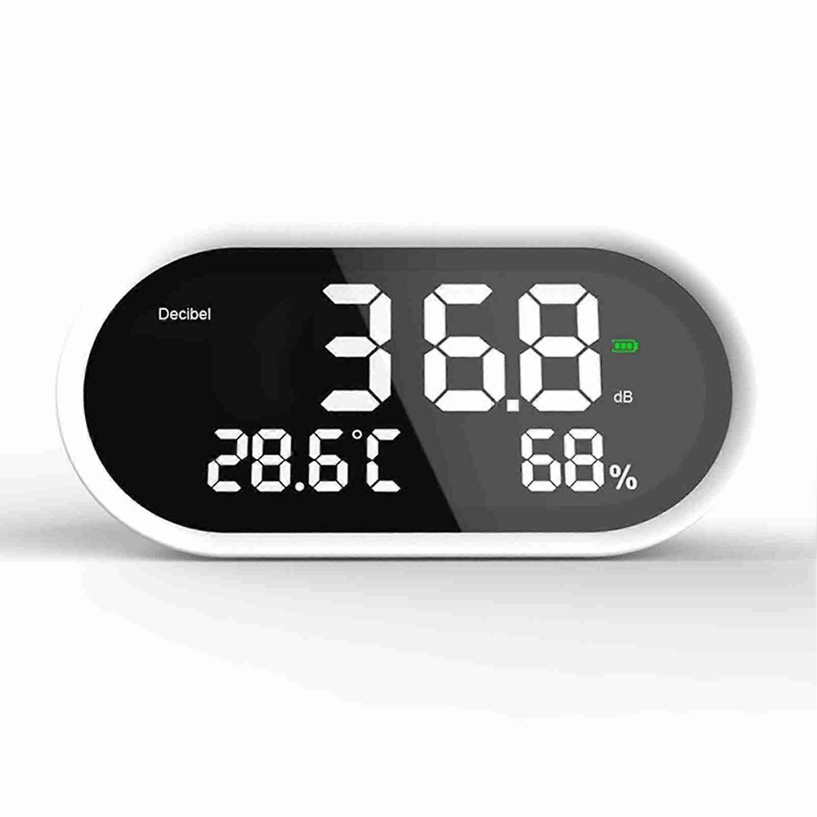 3in1 Comprehensive Ambient Temperature Humidity Noise Tester Digital Display Decibel Test Meter Sound Level Meter