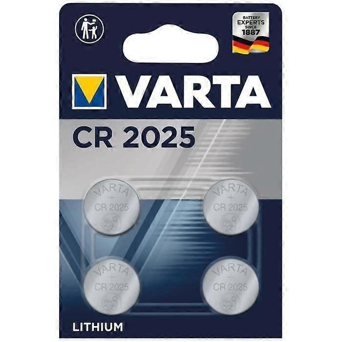 VARTA - CR2025 lithium electronic battery x 4