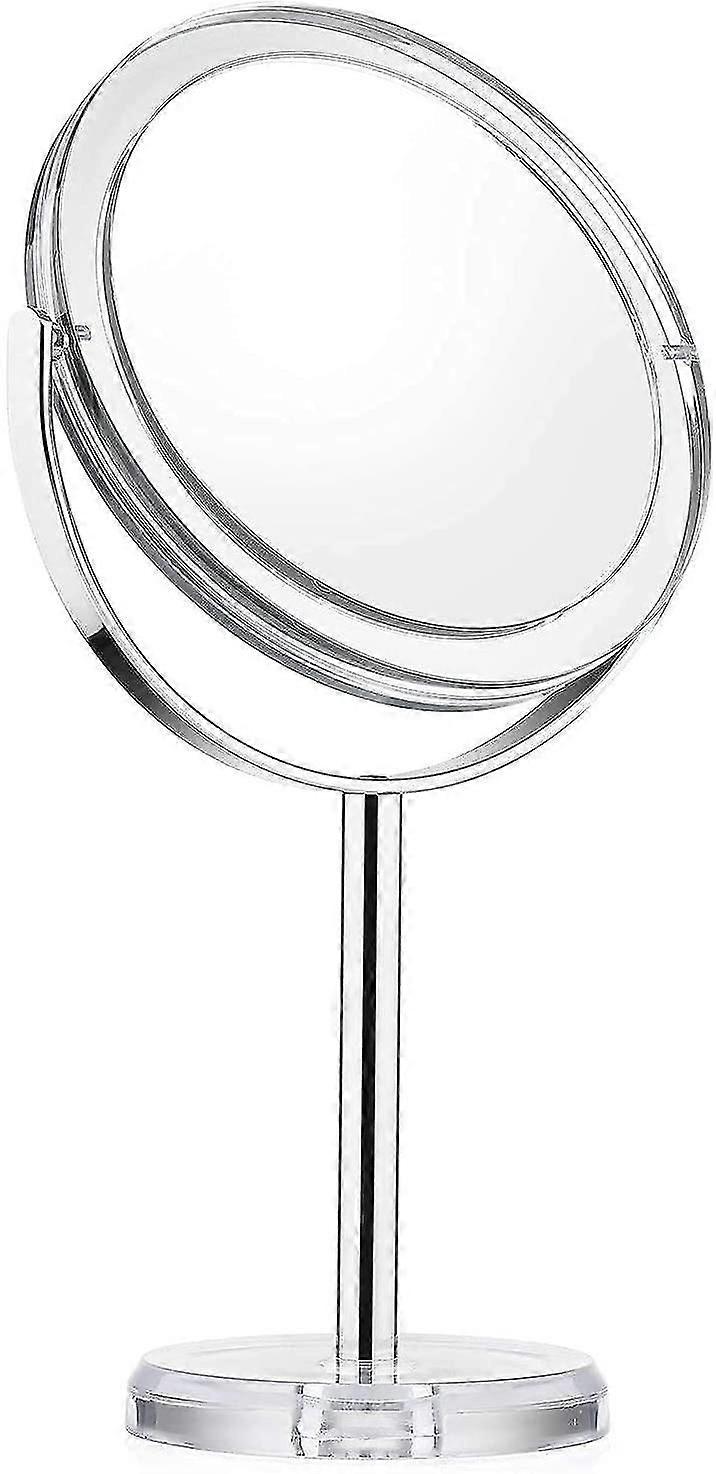 7x And 1x Two-sided Swivel Magnifying Makeup Mirror, 360  Rotating