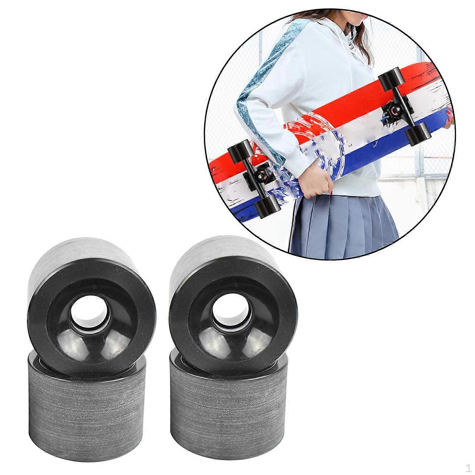 4 Packung Skateboard Wheels, PU Long Board Wheel High Strength Wheels Maintenance Roller