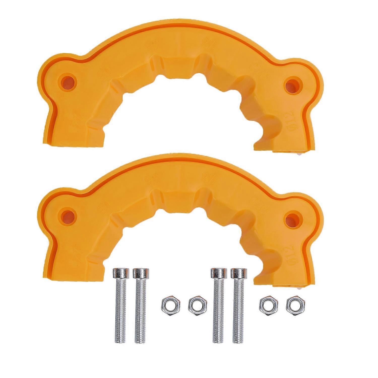 Drill Bit Sharpener Guide Portable Bench Grinder Attachment Old Bits Grinder Dia 4 5 6 8 10 12 2Pcs