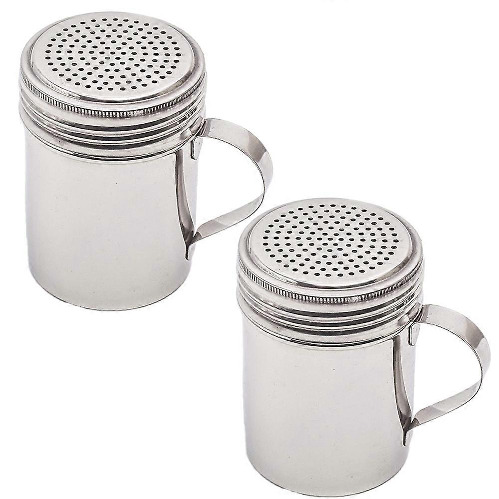 Compact Design Stainless Steel Seasoning Shakers, Universal Shaker For Easy Fill And Long Lasting Use, Versatile Dredge Shaker With Twist-On Secure
