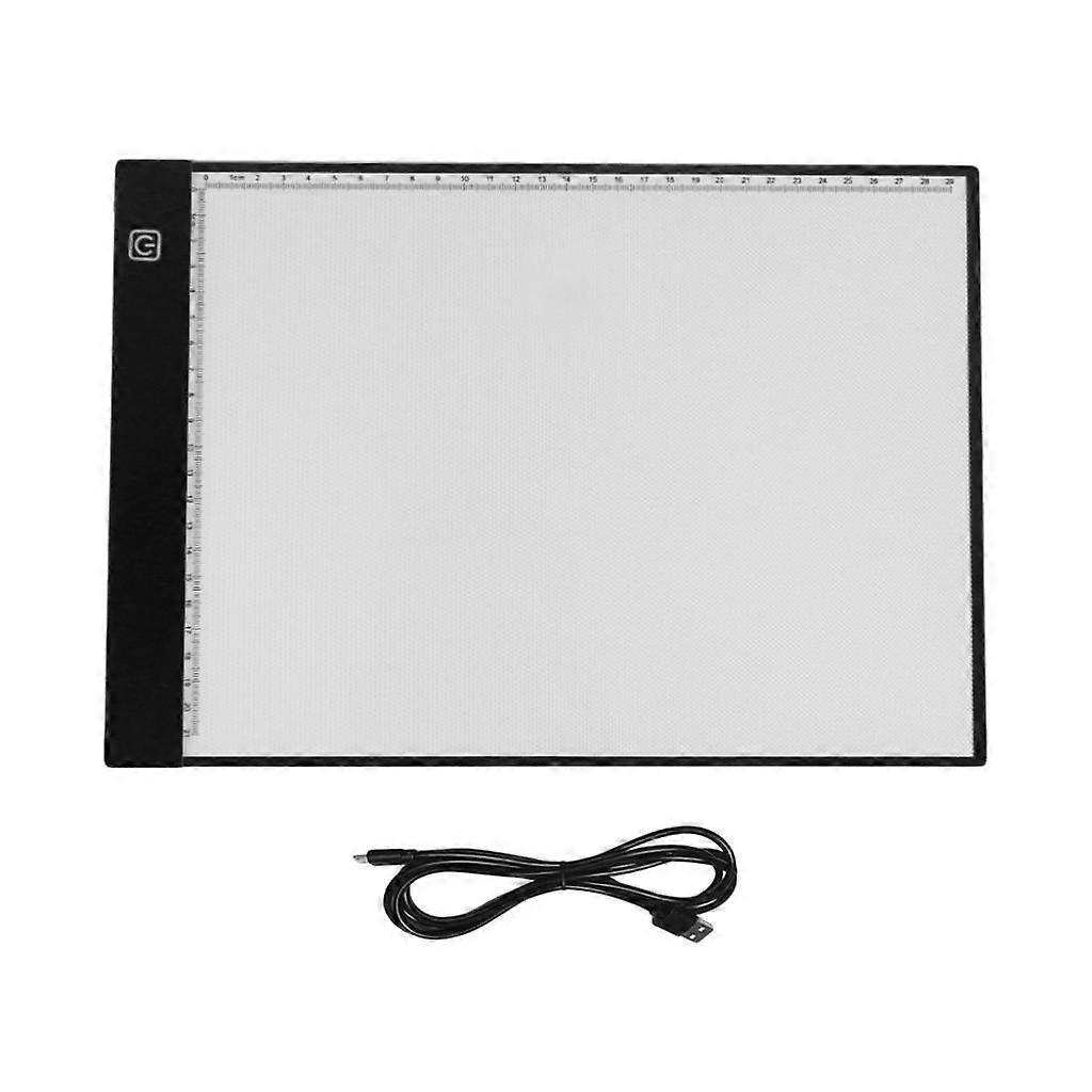 LED light bar Art Tattoo A4 drawing pad table template with scale