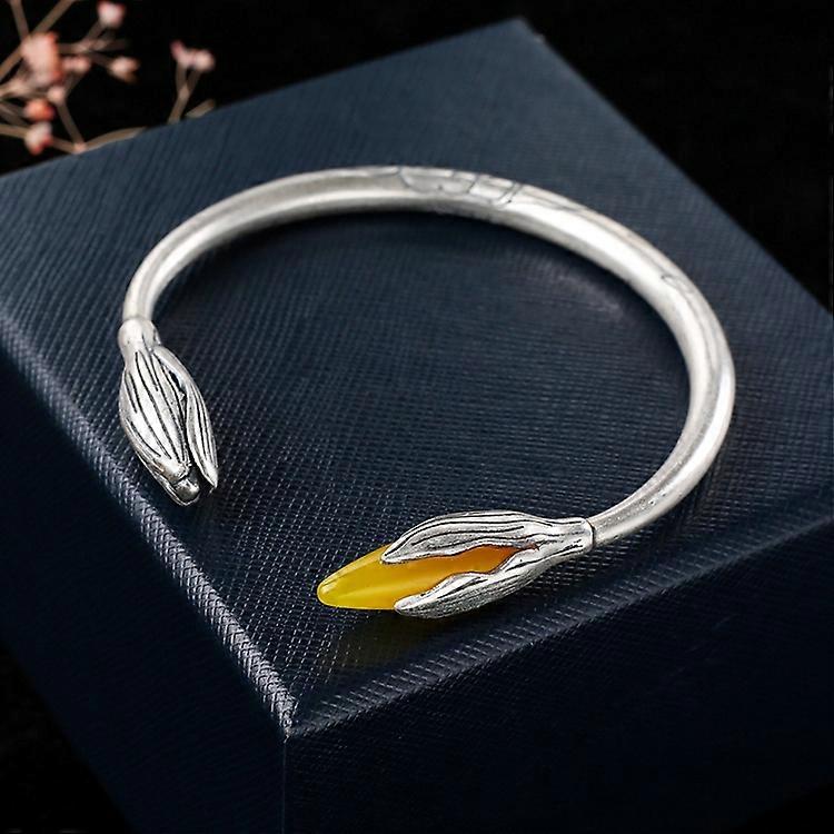 Sterling Silver Vintage Open Bracelet Hand Decoration, Specification:SL0680