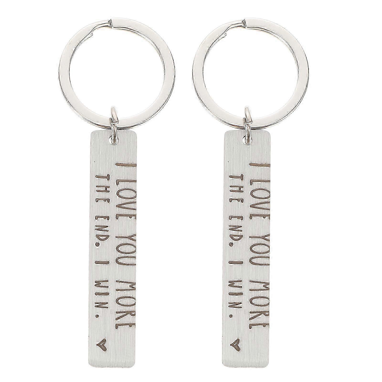 2 Pcs Backpack Keychain Love Keychains Couples Hanging Keychains Key Handbag Tassel Charm Couple Keychain Holder Car Key Rings