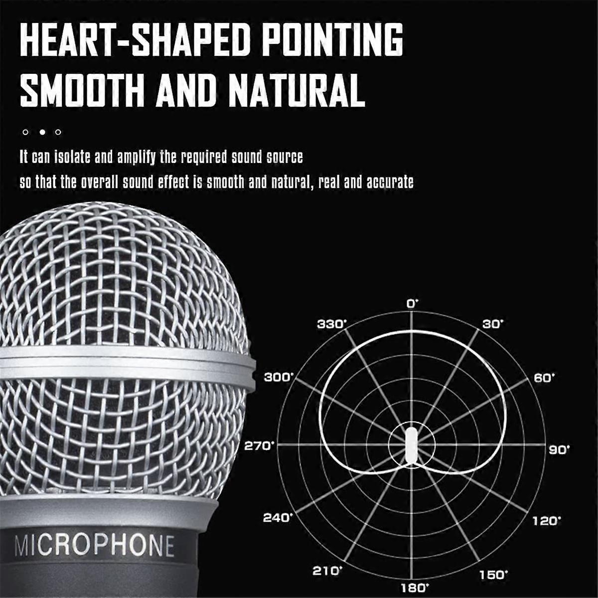 Metal SM58 Cardioid Dynamic Microphone for Stage Singing