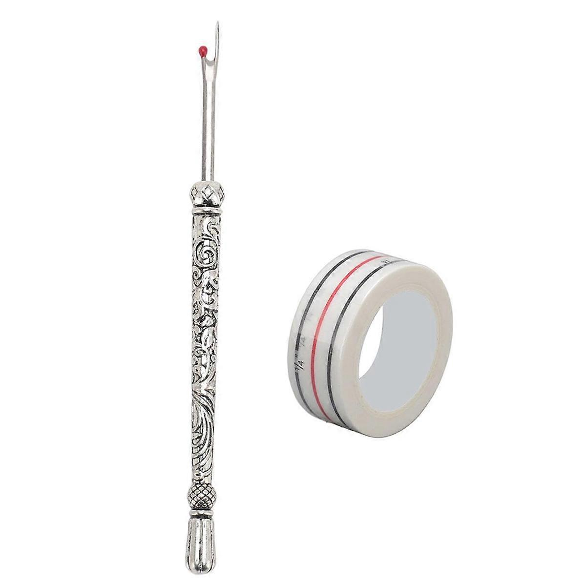 Seam Ripper and Thread Remover Kit,for Crafting, Sewing Silver