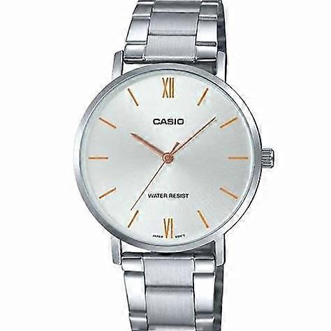 Casio Ltp-vt01d-7budf Women's Stainless Steel Watch – Silver Dial