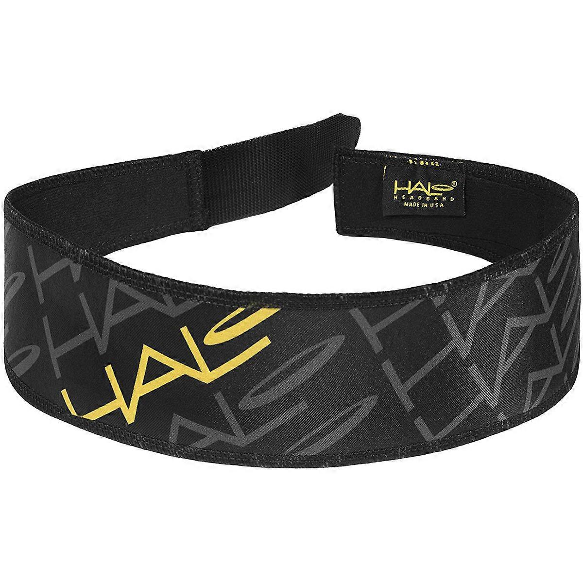 Halo Headband V Hook and Loop Sweatband - Team Logo