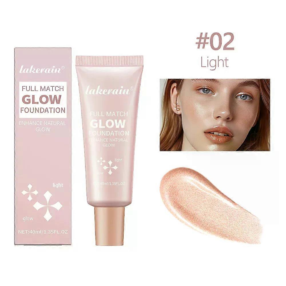 Shibingsheng Φωτιστικό Highlighter Paris Μακιγιάζ True Match Lumi Glotion Natural Glow Enhancer Bronzing Drops Glow Foundation