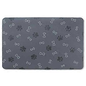 Pet cat food mat, anti slip mat, dog water bowl mat, quick drying absorbent cat feeding mat