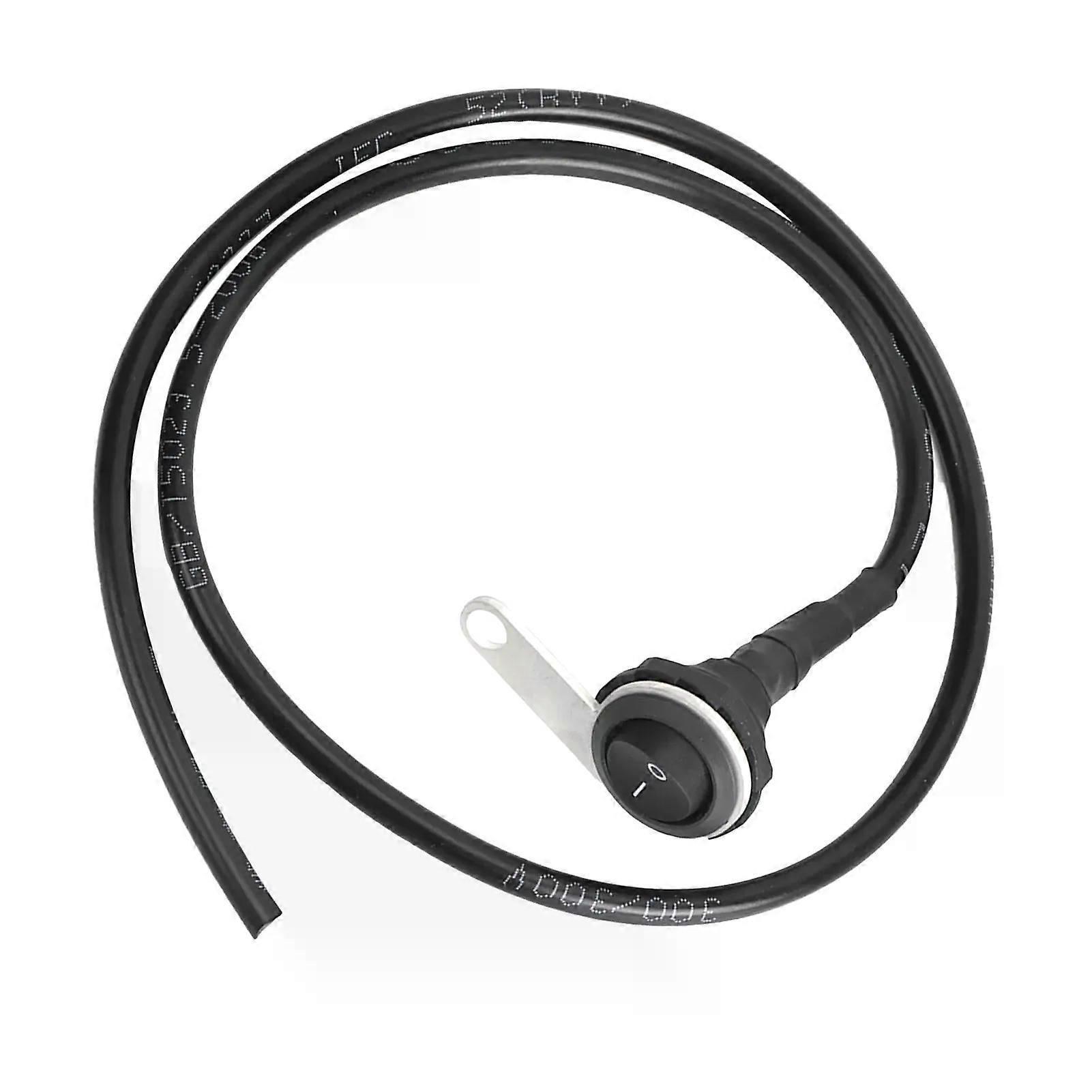 Waterproof Single Steel Spotlight Handlebar Light Switch Motorcycle ATVs Modification 22mm