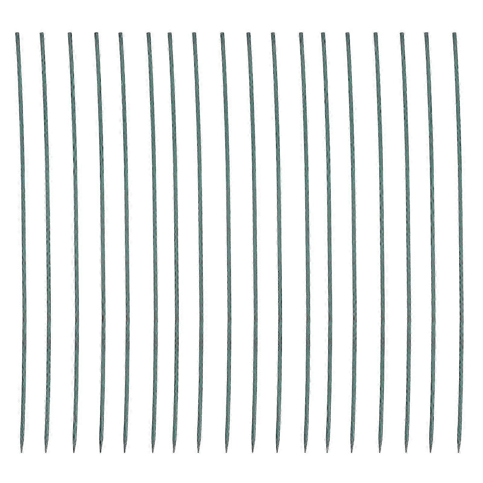 60Pcs Plants Green Plant Sticks Flower Support Stakes Flower Arrangement Pole