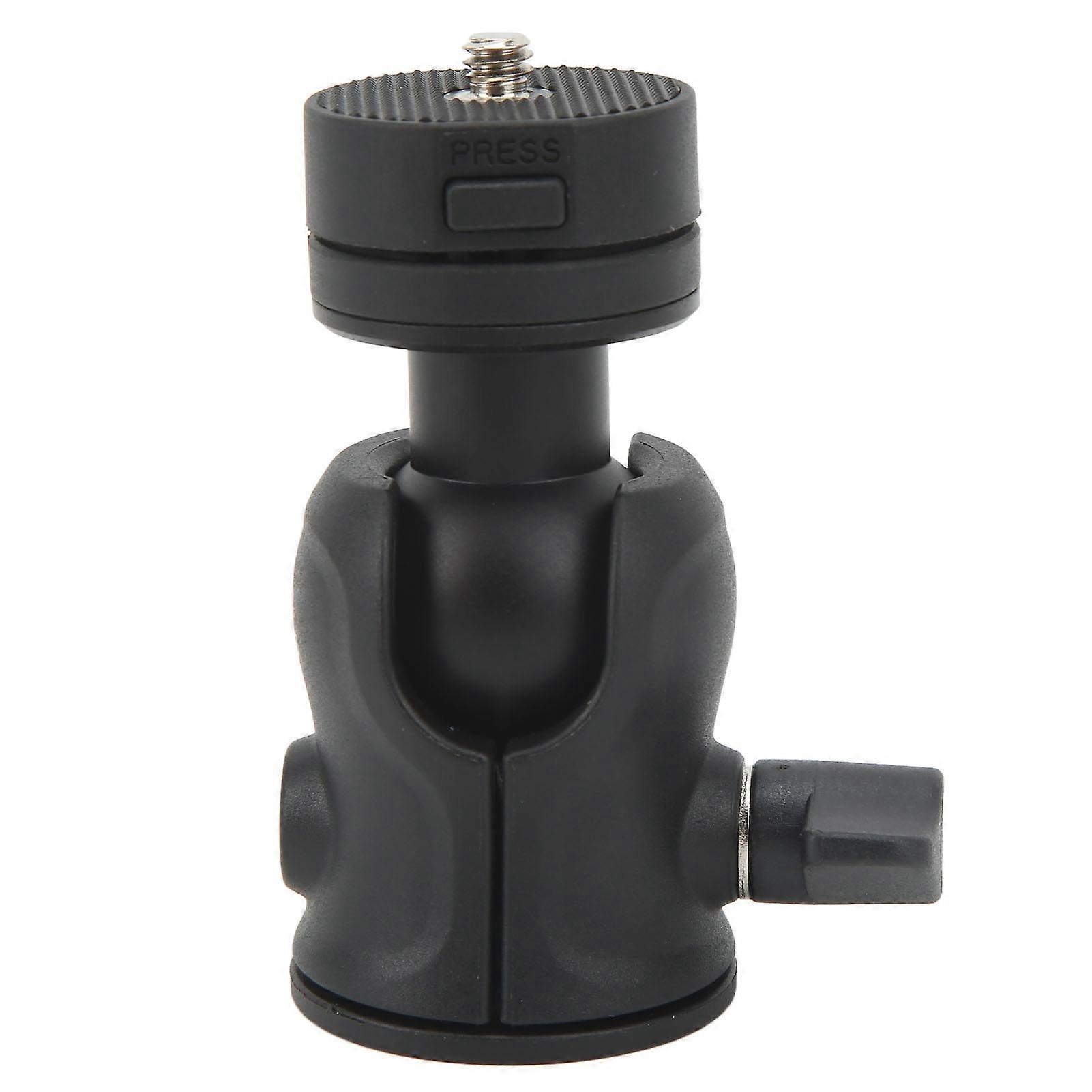 2 in 1 Mini Tripod Ball Head 360 Degree Ball Head Camera Mount with 1/4in Screw for Monopod Sliding Rail
