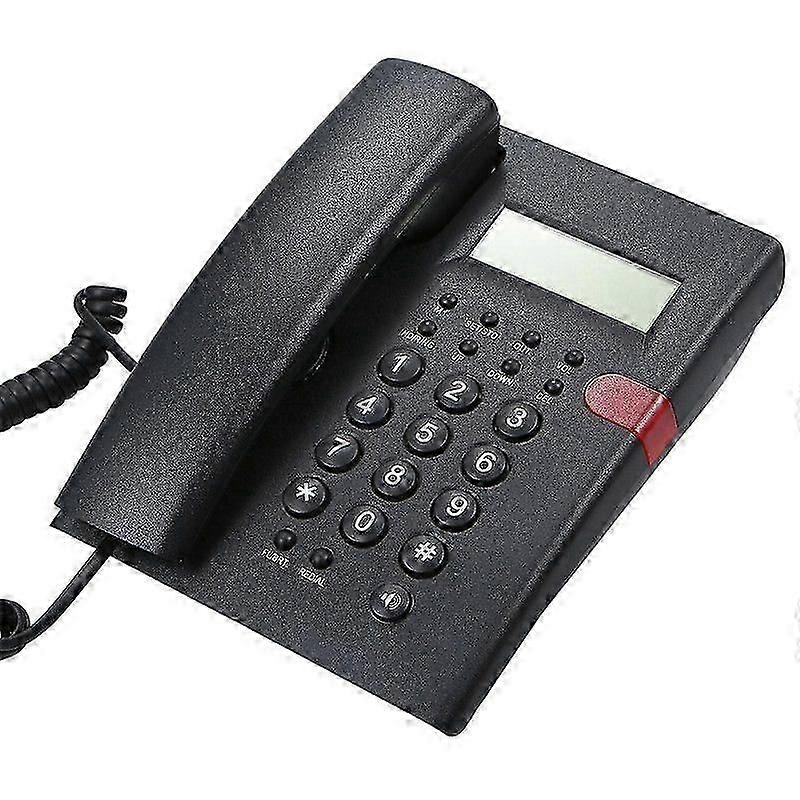 Téléphone fixe sans batterie de bureau avec identification de l’appelant Luminosité réglable de l’écran LCD