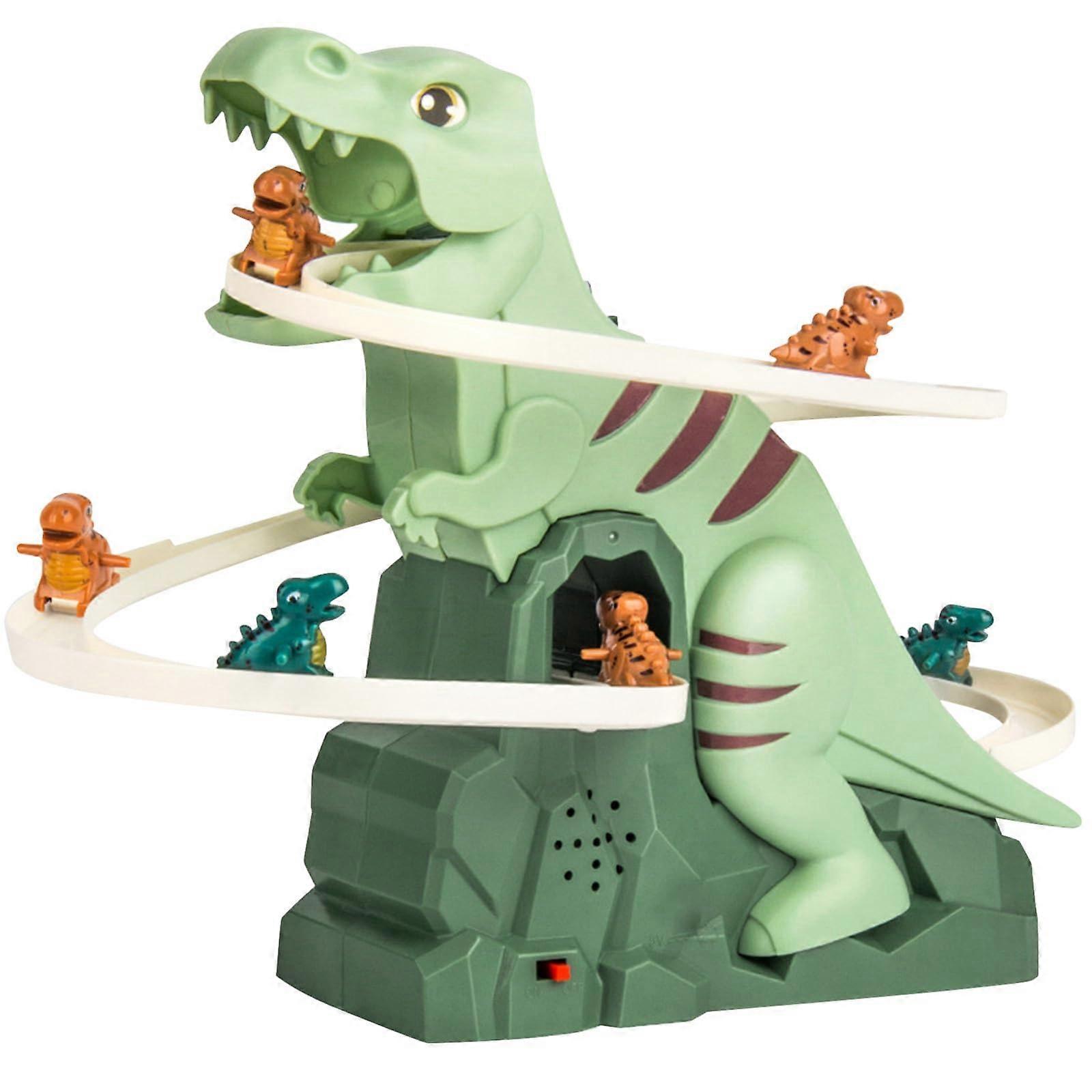 Dinosaur Climbing Slide Music Toy for Kids, Electric Toy with Climbing Stairs, 3-in-1 Interactive Fun