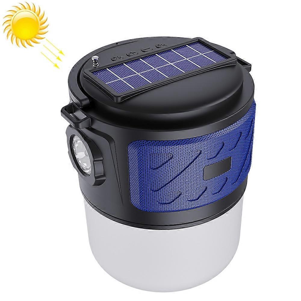DV-V12 Outdoor Solar Camping Light FM Card Bluetooth Speaker