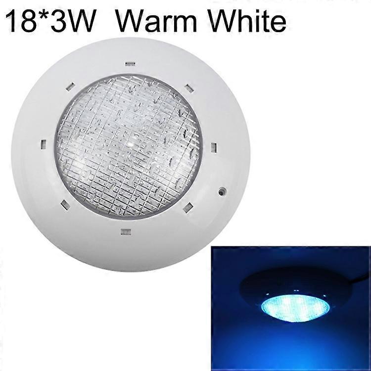 ABS Plastic Swimming Pool Wall Lamp Underwater Light 18x3W