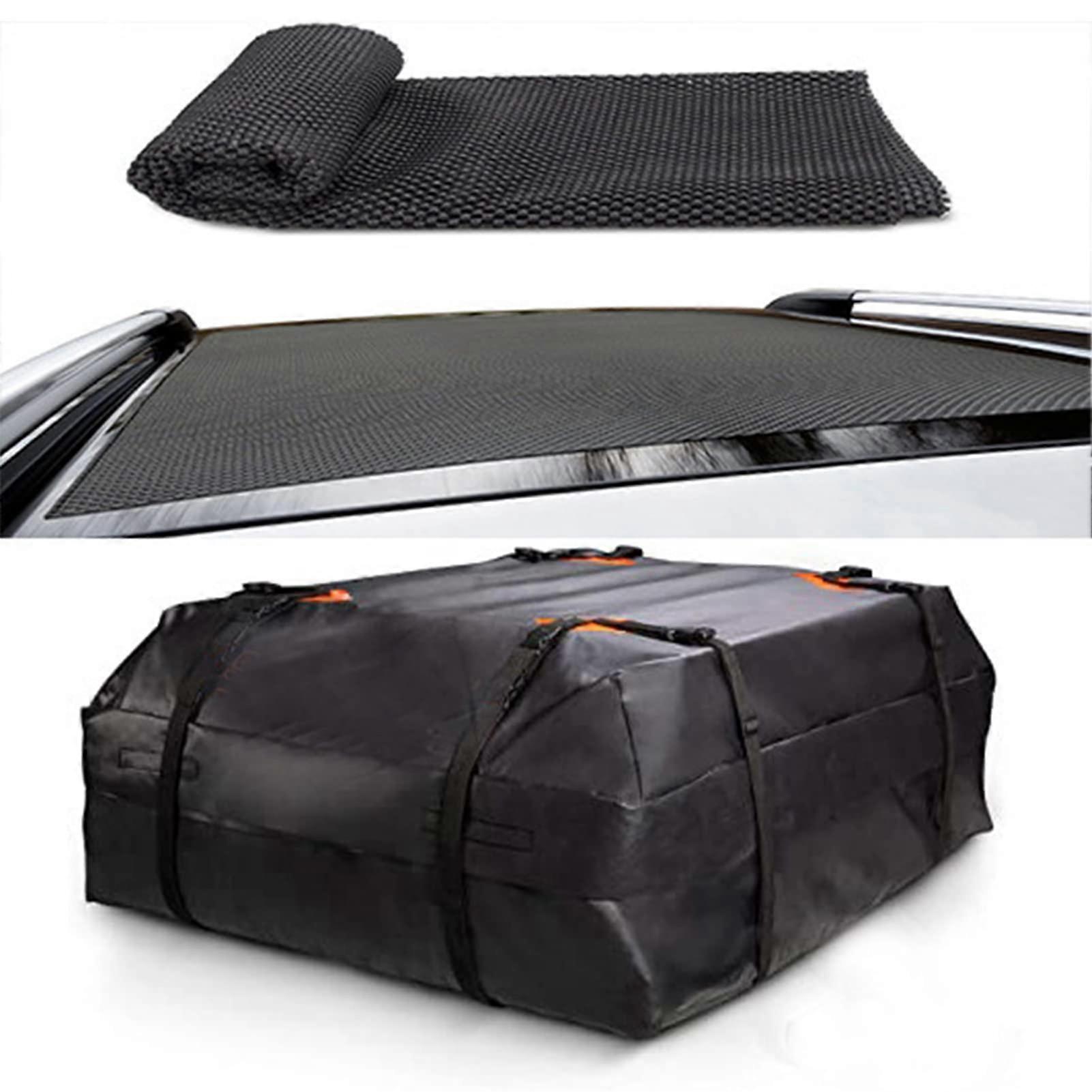 Rooftop Cargo Carrier Car Roof Cargo Carrier SoftShell with Reinforced Strap
