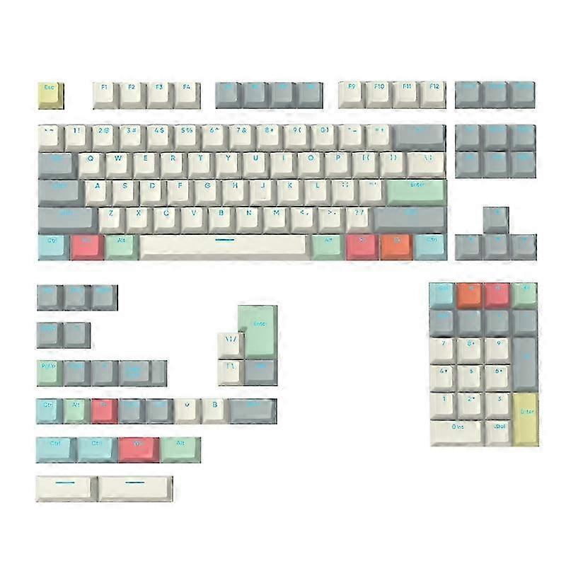 Canvas 135PCS Gaming Mechanical Keyboard Keycaps Double Shot PBT Backlit Keycap