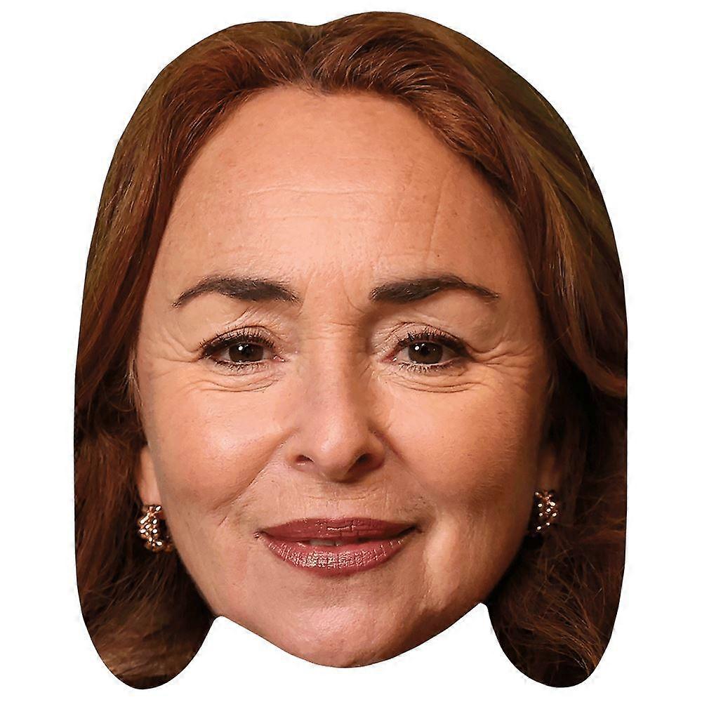 Samantha Spiro (Lipstick) Celebrity Mask, Flat Card Face