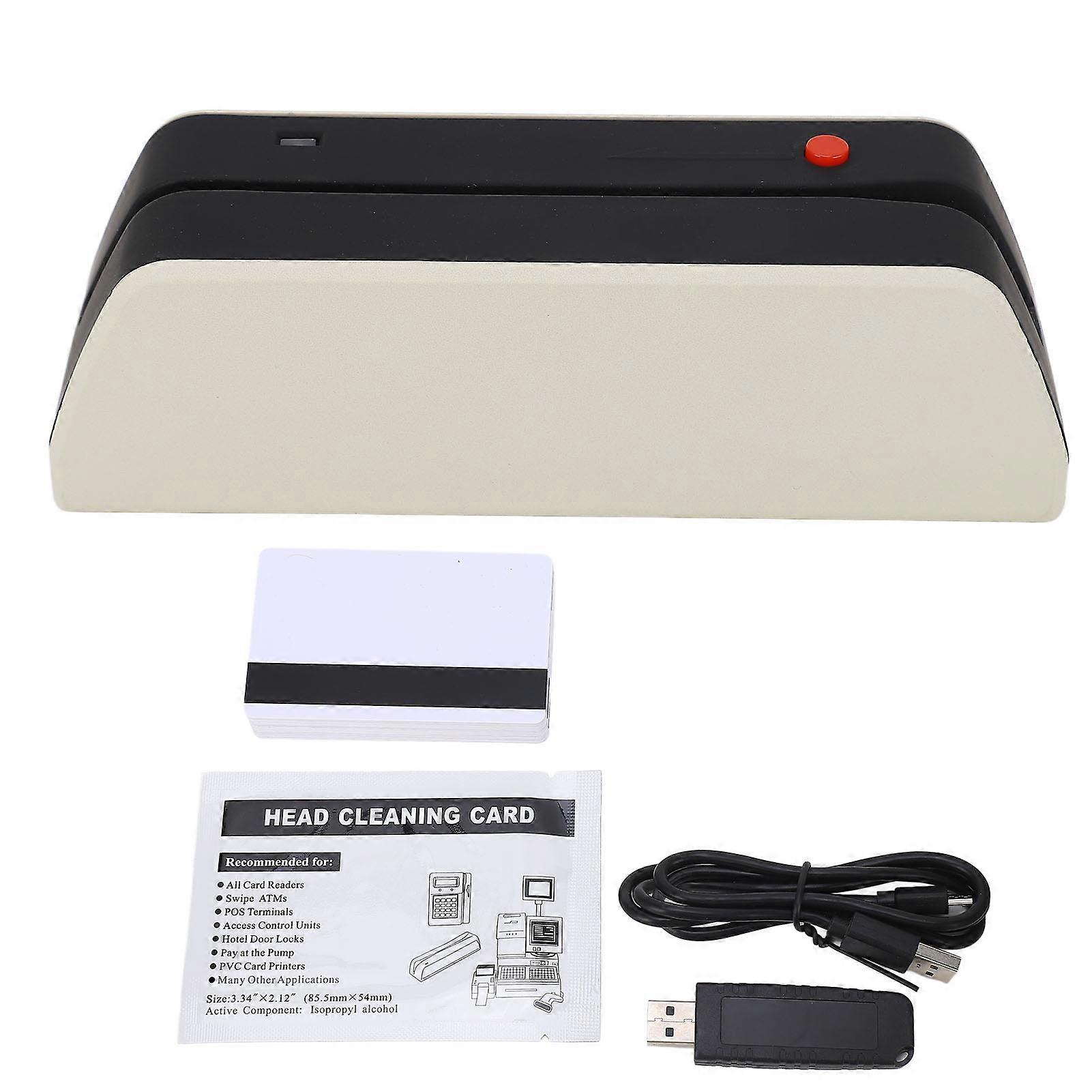 بلوتوث MSR المغناطيسي شريط القارئ 3 المسار Magstripe ممغنطة قارئ بطاقة مع واجهة USB بلوتوث
