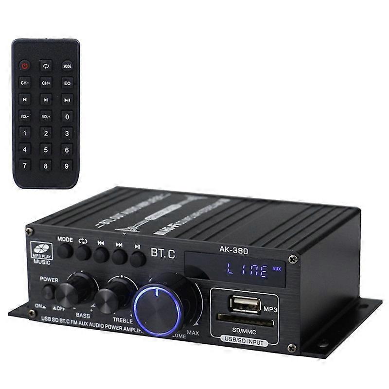 Car BASS Audio Amp Music Player Car Speaker Class D FM USB/SD