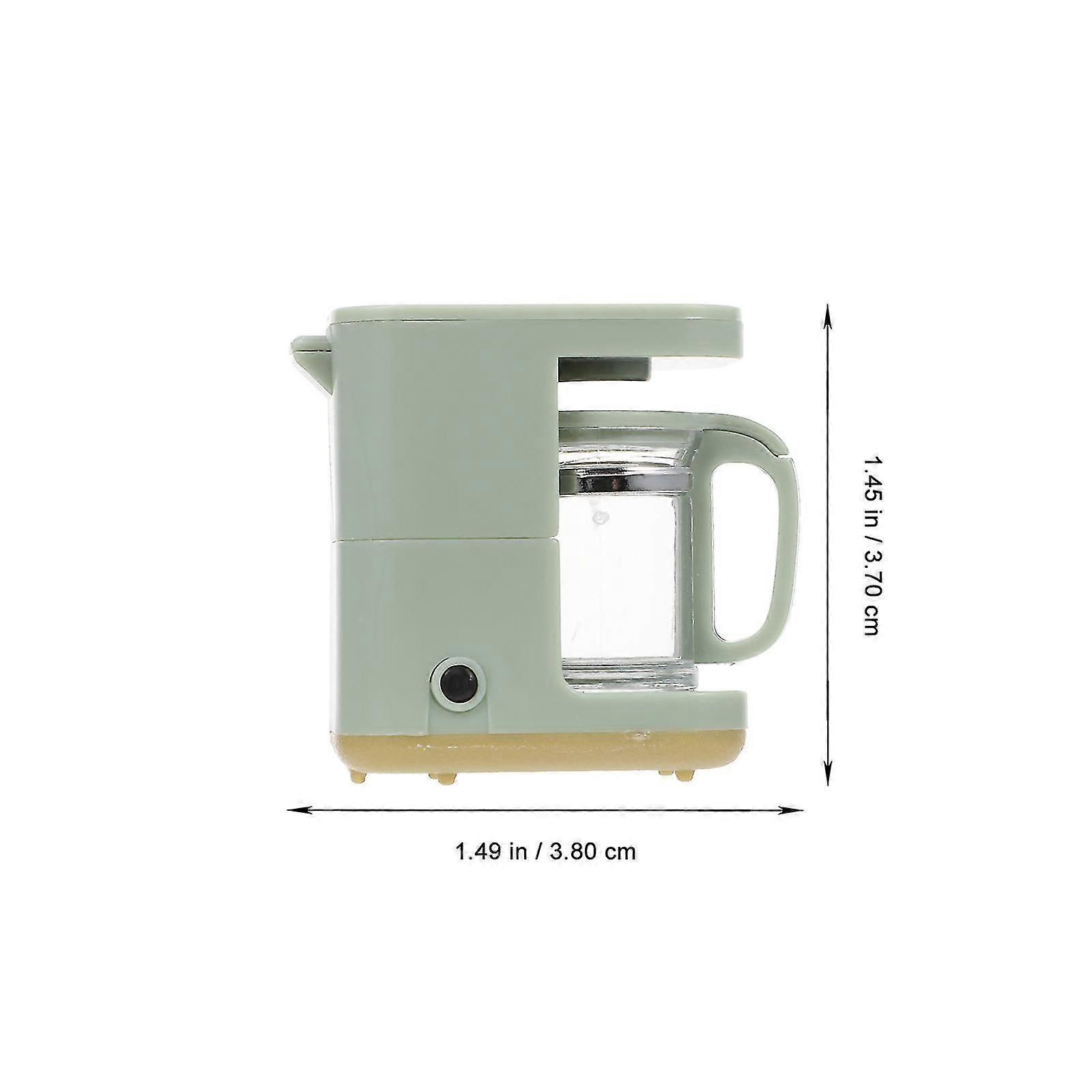 Mini Coffee Machine Model Mini House Appliance Model Lovely Small Coffee Maker Adornment