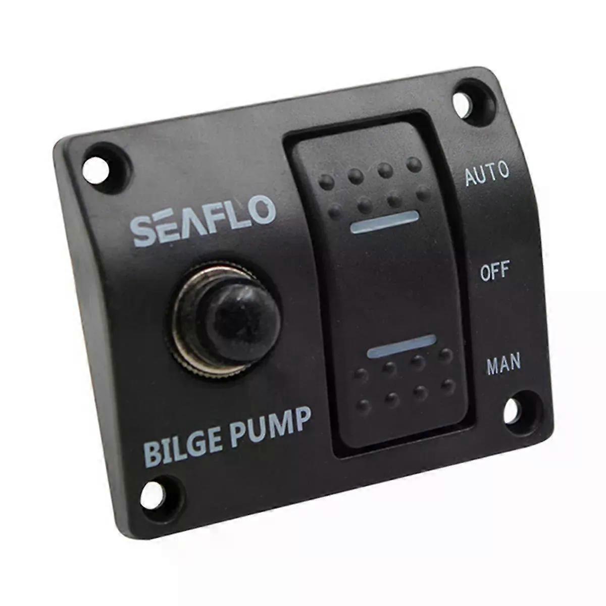 Bilge Pump Control Switch Automatic Pump Marine Panel Switch 3-WAY Switch Panel for Bilge Pump