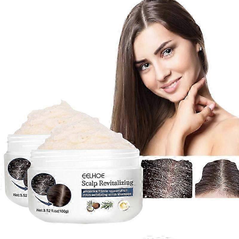 2Pcs Scalp Scrub Exfoliating Scrub Scalp Treatment Nourishing Hair Gentle Scalp Scrub, Itchy Scalp Treatment For Scalp Dandruff