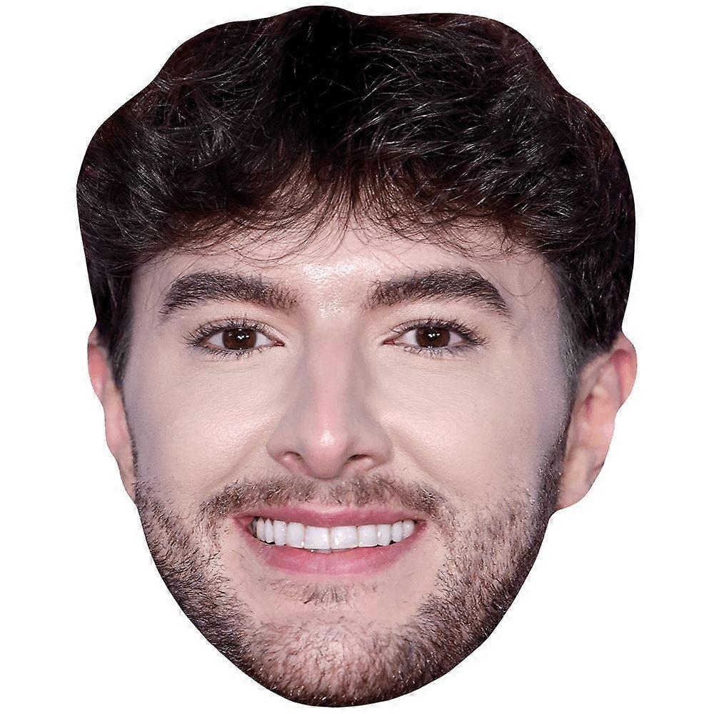 Mark Ferris (Smile) Celebrity Mask, Flat Card Face