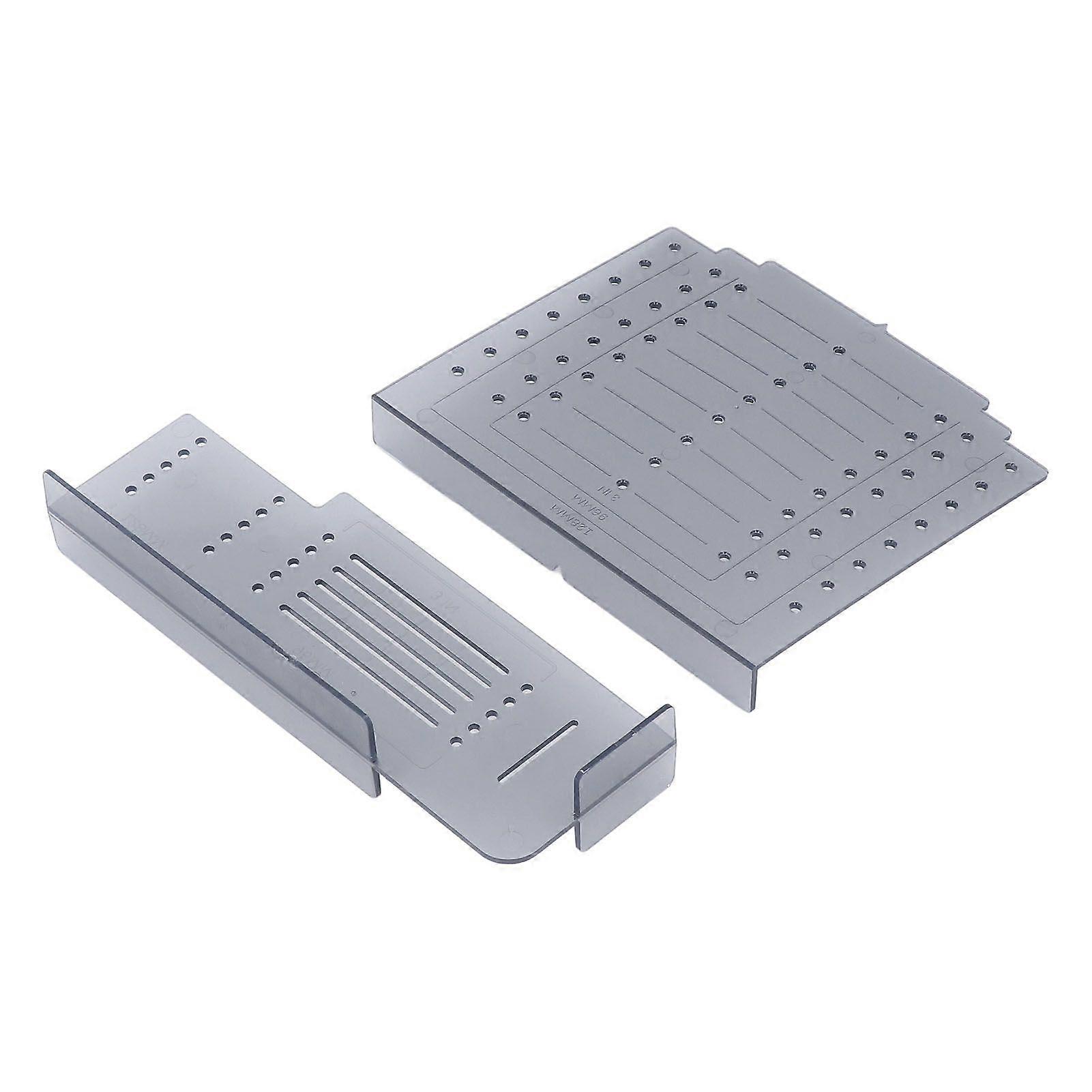 Cabinet Pull Door Drill Template Handle Door Drawer Pull Drill Mounting Template Set for Home Decoration