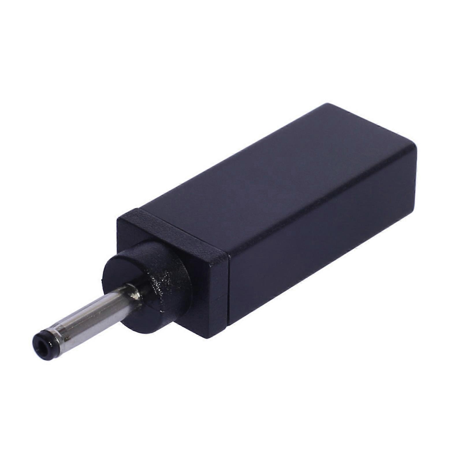 Compact Type C to DC3010 Charging Converter Adapter Enhancing Charging Efficiency for Office Home or Travel Use Black